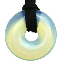 Steinfixx® Lange Kette echter Edelsteindonut 30 günstig online kaufen