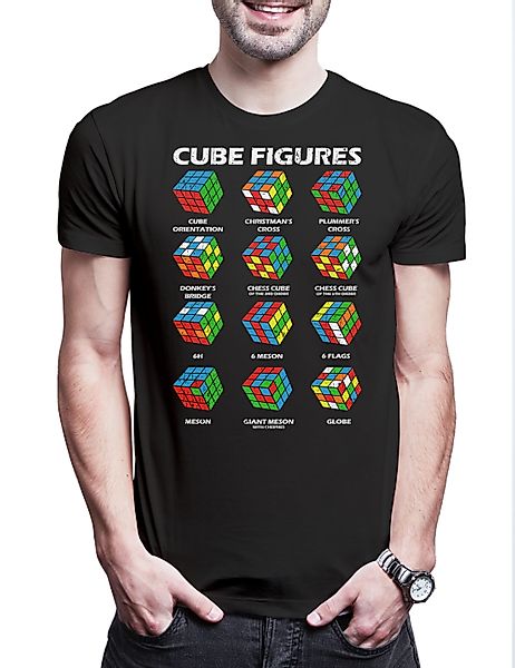 Urban Backwoods Print-Shirt Cube Figures II günstig online kaufen