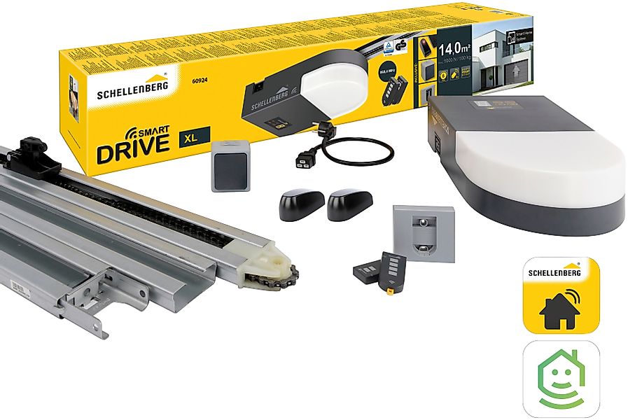 SCHELLENBERG Garagentorantrieb »Smart Drive XL, Funk-Antrieb für Tore bis 1 günstig online kaufen