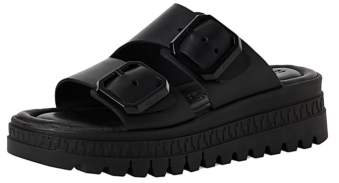 Tamaris 1-27202-44 003 Black Leather Sandale günstig online kaufen