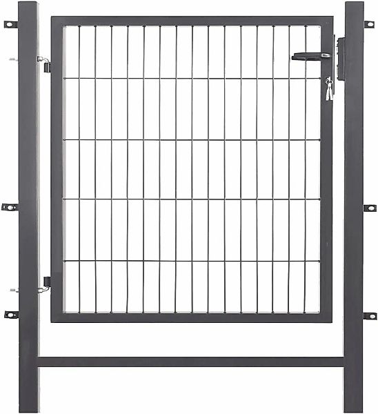 GARDEN N MORE Zauneinzeltür "Einzeltor Easy" 103 cm hoch, anthrazit günstig online kaufen
