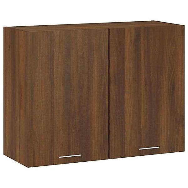 vidaXL Hängeschrank Hängeschrank Braun Eichen-Optik 80x31x60 cm Spanplatte günstig online kaufen