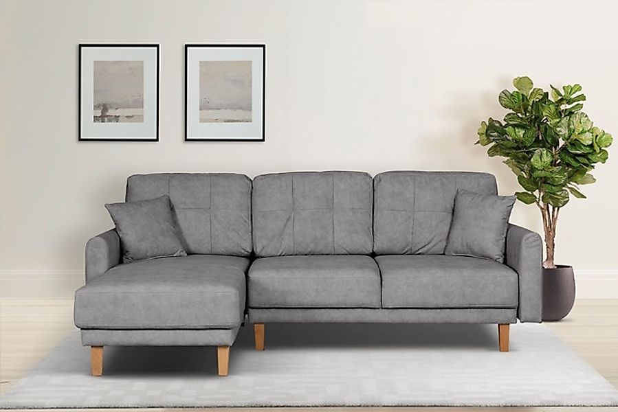 Home affaire Ecksofa »TRIPLO optionale Schlafsofa mit Bettkasten, Maße B/T/ günstig online kaufen