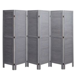 MCW Paravent MCW-G30-240, 6-teiliger Paravent, Fensterladenoptik, günstig online kaufen