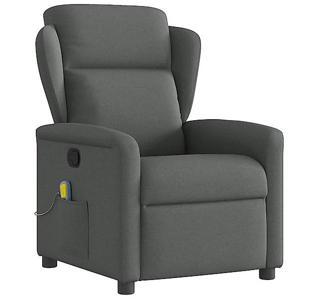 vidaXL Sessel Massage-Relaxsessel, Stoff, Dunkelgrau (1-St) günstig online kaufen