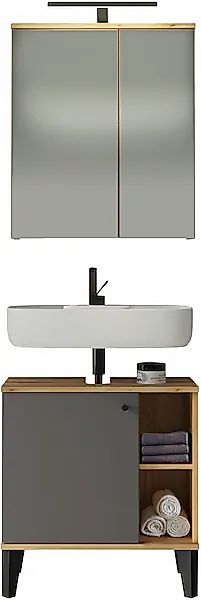 INOSIGN Badmöbel-Set »OSLO, Bad im skandinavischen Design, 2-teiliges Badez günstig online kaufen