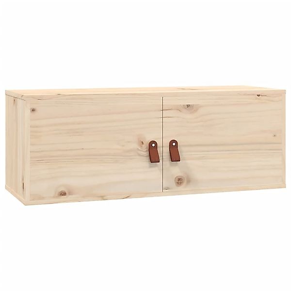 vidaXL Regal Wandschrank 80x30x30 cm Massivholz günstig online kaufen