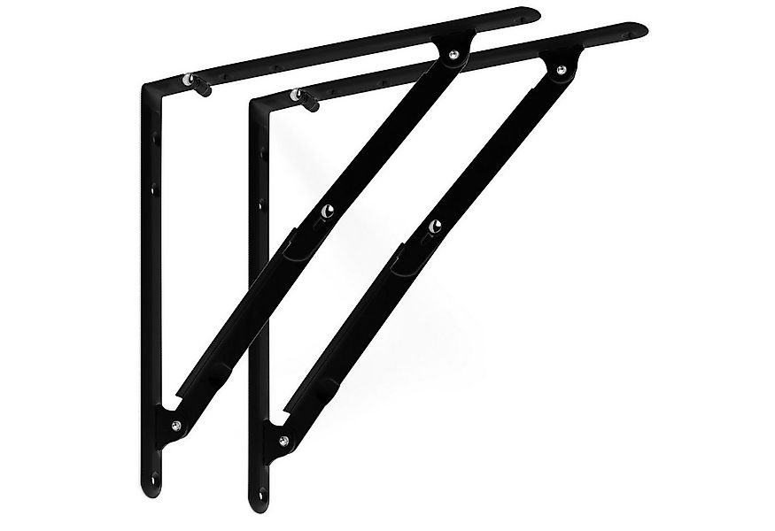 SO-TECH® Wandregalhalter Klappkonsole weiß oder schwarz mit Arretierung, 2- günstig online kaufen