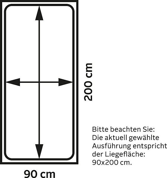 Westfalia Schlafkomfort Boxspringbett, wahlweise mit LED-Beleuchtung günstig online kaufen