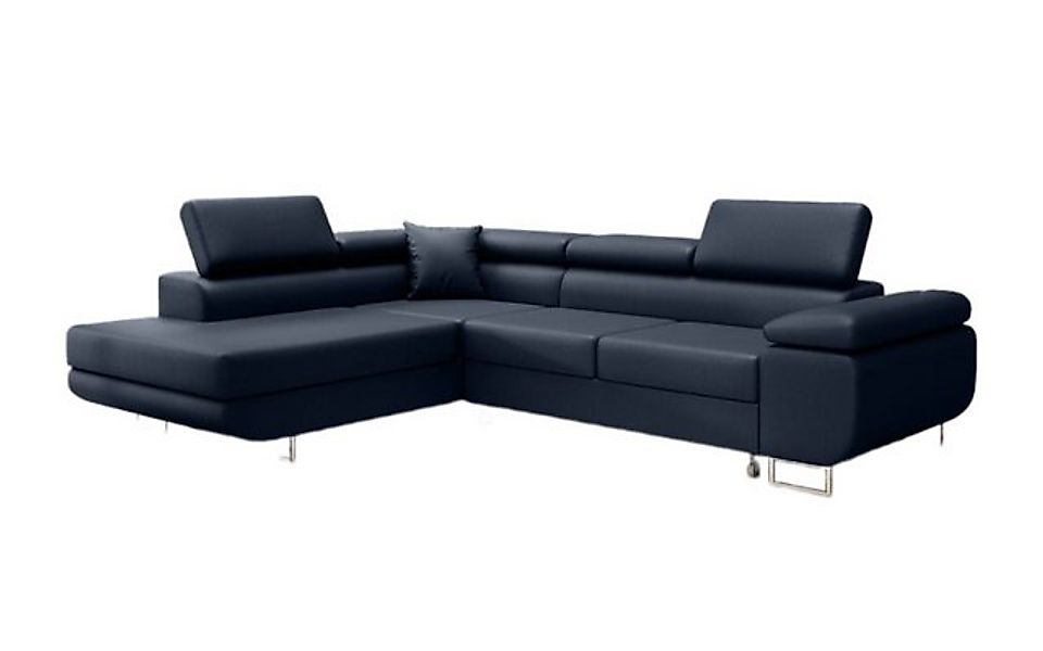 Luxusbetten24 Schlafsofa Designer Sofa Aston Kunstleder, mit Stauraum und S günstig online kaufen