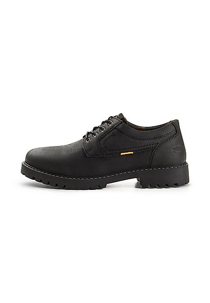 camel active Low Cut crazy horse/split SCHWARZ Schnürschuh günstig online kaufen