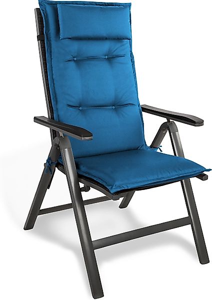 Aspero Hochlehnerauflage Stuhlauflage Hochlehner mit Kissen Palermo, Gepols günstig online kaufen