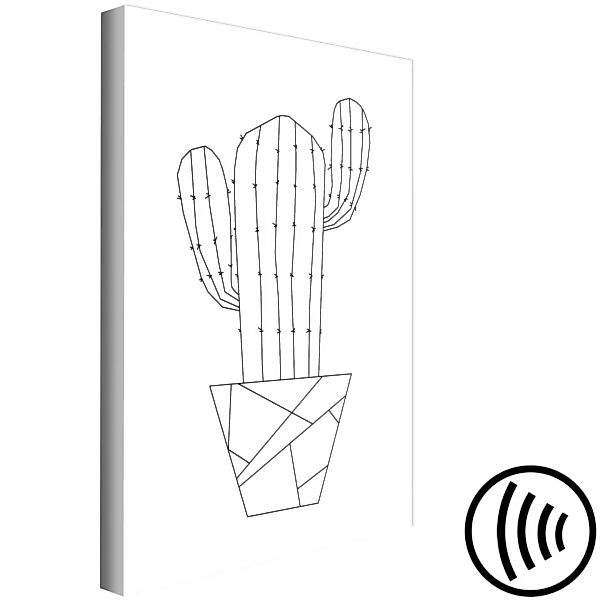 Leinwandbild Wild Cactus (1 Part) Vertical XXL günstig online kaufen