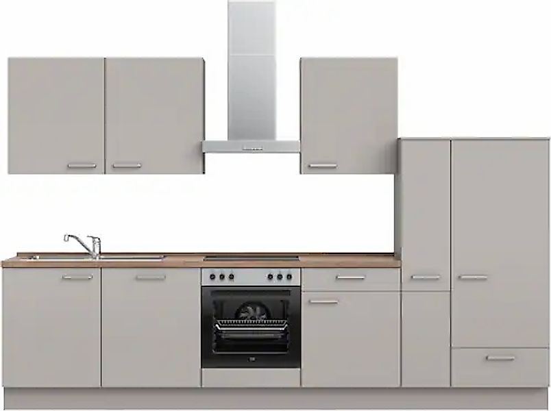 nobilia® Küchenzeile »"Touch I"« vormontiert, Ausrichtung wählbar, Breite 3 günstig online kaufen