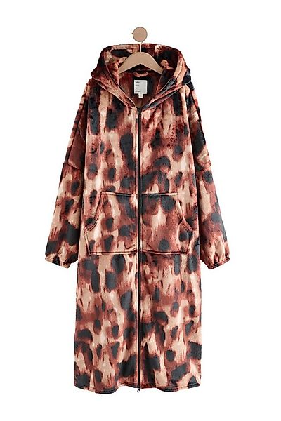 Wohndecke Oversized Fit Kapuzendecke mit durchgehendem RV, Next günstig online kaufen