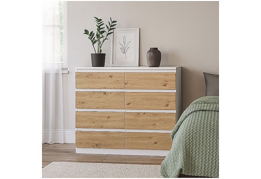 HTI-Living Sideboard Moderne Kommode mit 8 grifflosen Schubladen (Stück, 1 günstig online kaufen