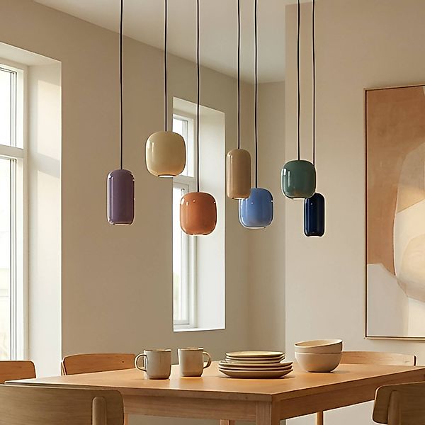 Lucande Hängeleuchte Narion, 7-flammig, bunt, Metall, GU10 günstig online kaufen