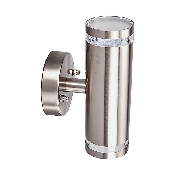 Lindby LED Wandleuchte Außen Tiberius 9960049 Spritzwassergeschützt Modern günstig online kaufen