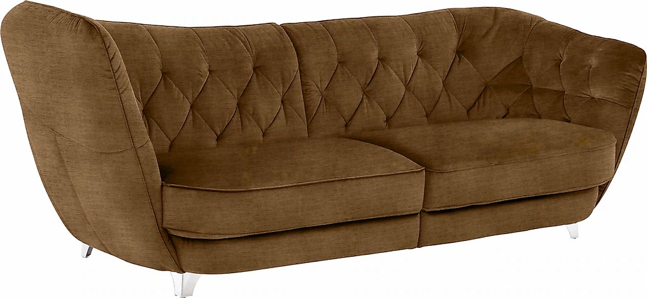Leonique Big-Sofa "Retro", stylischer Hochlehner günstig online kaufen