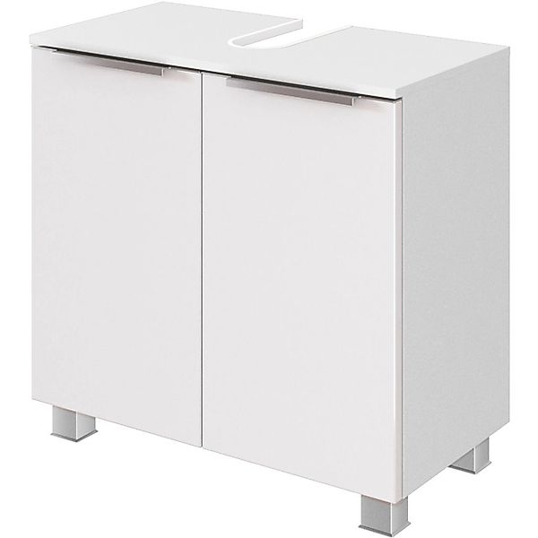 Held Möbel Waschbeckenunterschrank Monza 60 cm matt Weiß-Weiß günstig online kaufen