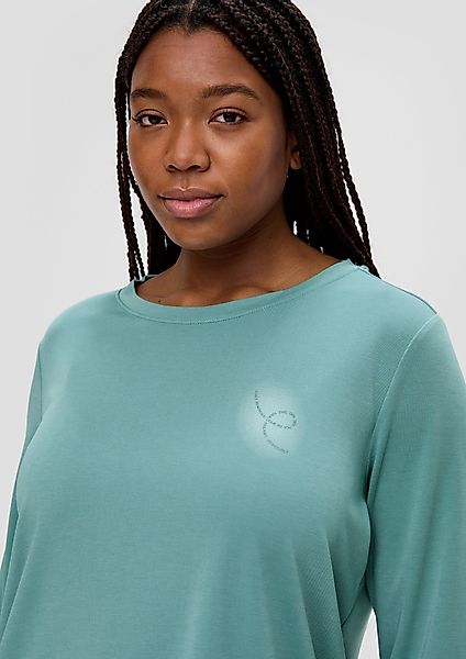 TRIANGLE 3/4-Arm-Shirt Longsleeve aus Modalmix günstig online kaufen