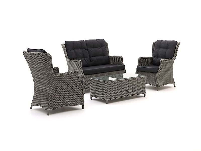 Intenso Milano Sessel-Sofa Lounge-Set 4-Sitzer 4-teilig günstig online kaufen
