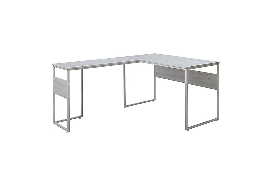 en.casa Eckschreibtisch, »Karlstang« L-förmig Stahlgestell 166 x 120 x 75 c günstig online kaufen