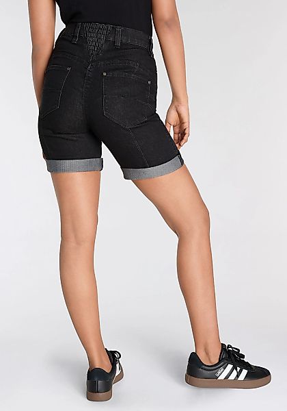 Arizona Jeansbermudas, weite Passform, kurze Beinform, hohe Leibhöhe günstig online kaufen