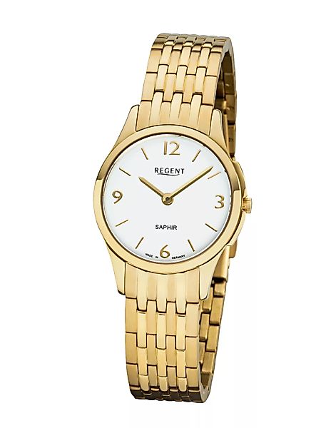 Regent Armbanduhr goldfarben GM-1619 Damenuhr günstig online kaufen