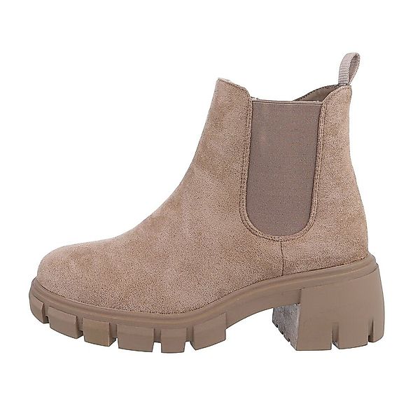 Ital-Design Damen Freizeit Plateaustiefelette (84556861) Blockabsatz günstig online kaufen
