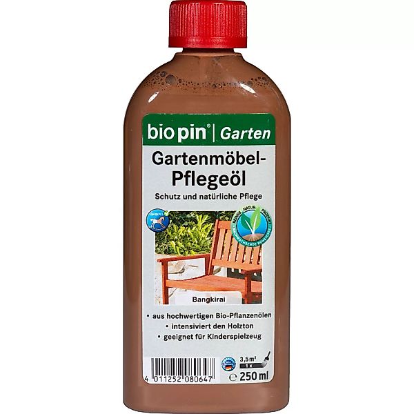 Biopin Gartenmöbel-Pflegeöl Bangkirai 250 ml günstig online kaufen