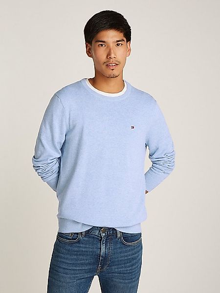 Tommy Hilfiger Rundhalspullover ESSENTIAL COTTON CREW NECK 100% Baumwolle C günstig online kaufen
