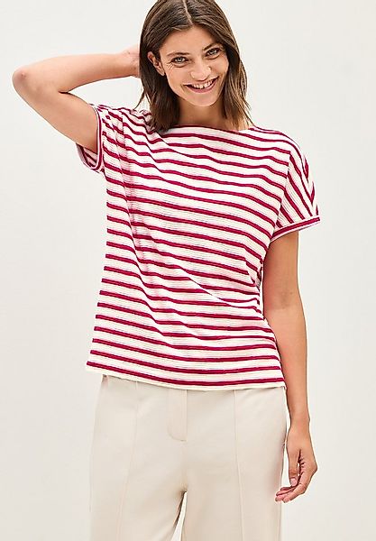 CECIL T-Shirt mit Streifen Muster günstig online kaufen