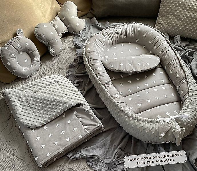 Loolay Bettnestchen MINKY/ Baumwolle BABYNEST Babykokon Geschenk Babyaussta günstig online kaufen