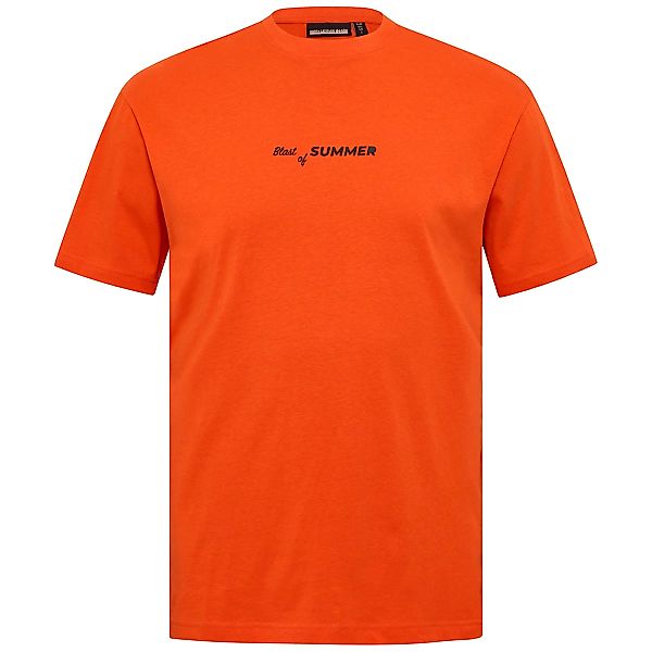 North T-Shirt mit Print Farbe orange Größe: 4XL günstig online kaufen