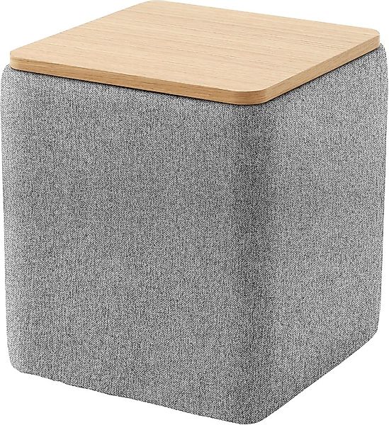 Home affaire Stauraumhocker »Kyro, Stauraum mit Tischplatte Eiche, Breite 4 günstig online kaufen
