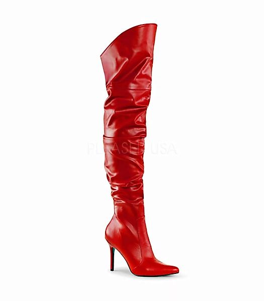 Overknee Stiefel CLASSIQUE-3011 - Rot (Schuhgröße: EUR 35) günstig online kaufen