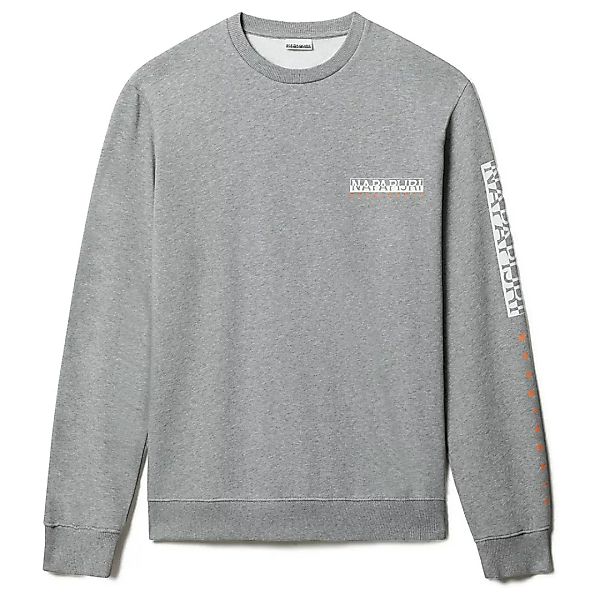 Napapijri B-roen C Sweatshirt S Medium Grey Melange günstig online kaufen