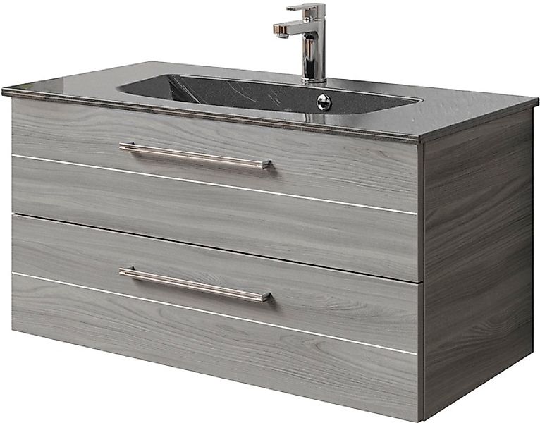 Saphir Waschtisch »Serie 6025 Mineralmarmor-Waschtisch mit Unterschrank, 97 günstig online kaufen