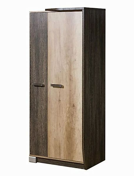 Feldmann-Wohnen Kleiderschrank Romeo (1-St) 80x58x192,5cm Canyon Eiche Arus günstig online kaufen