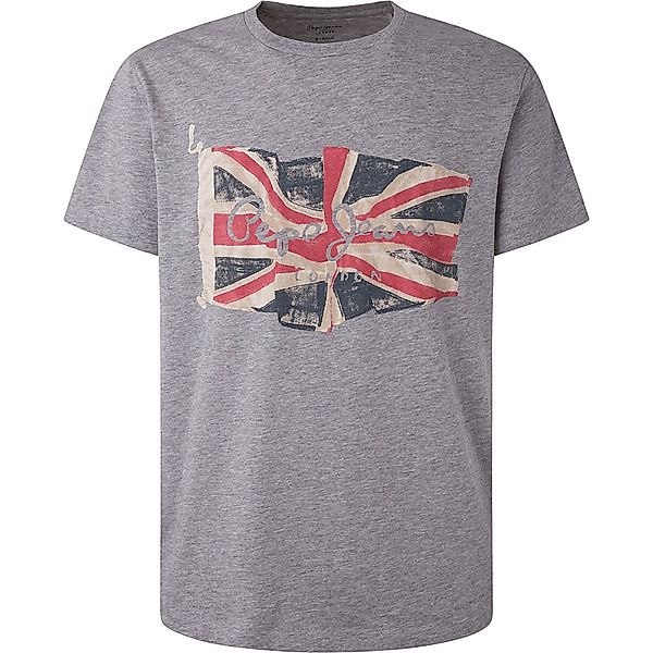 Pepe Jeans Flag Logo N T-shirt 2XL Grey Marl günstig online kaufen