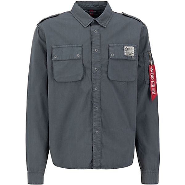 Alpha Industries  T-Shirts & Poloshirts Urban Military Shirt - vintage grey günstig online kaufen