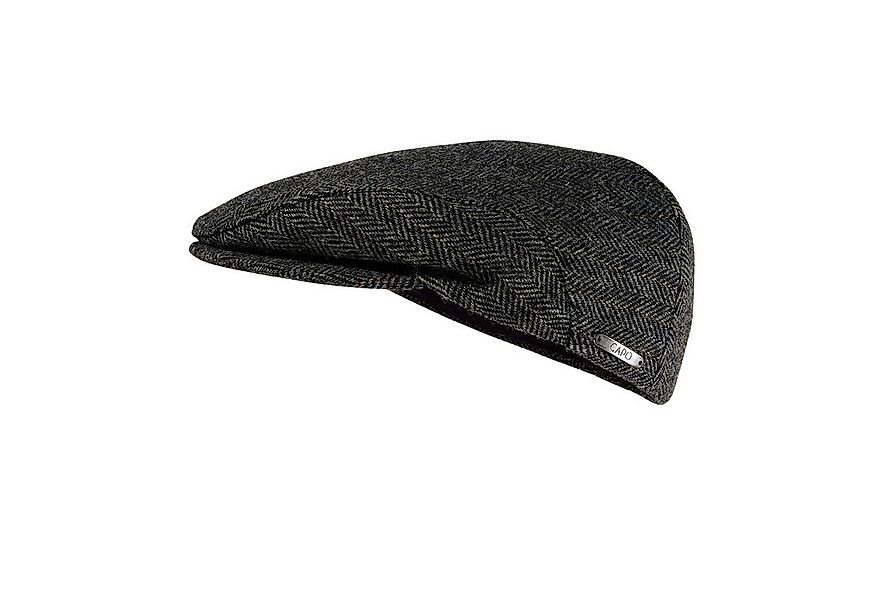 CAPO Schiebermütze mit Schirm, hoher Wollanteil, Fischgrat-Muster, gefütter günstig online kaufen