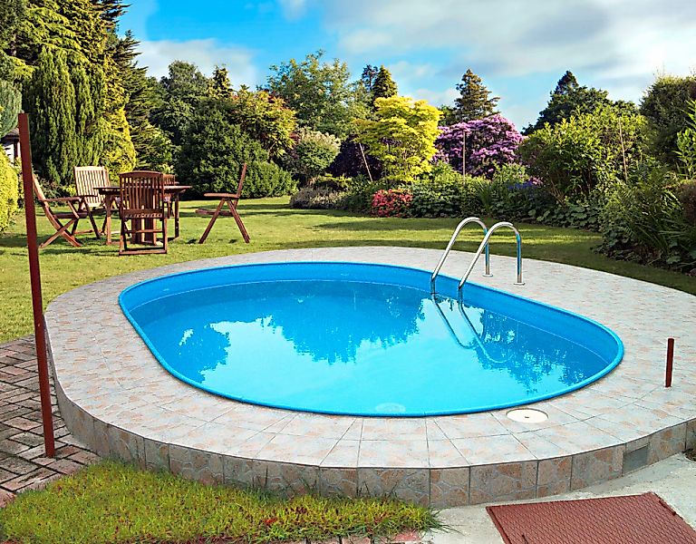 SUMMER FUN Ovalpool "BODRUM", (Set, 2 tlg.), inkl. Bodenschutzplane günstig online kaufen