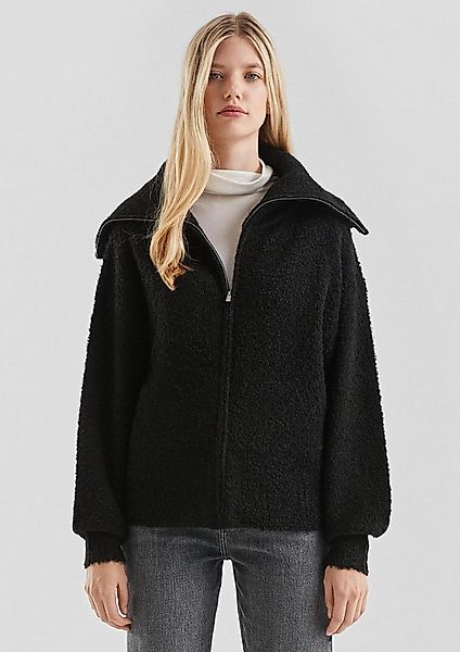 QS Cardigan Strickjacke Bouclé-Strickjacke günstig online kaufen