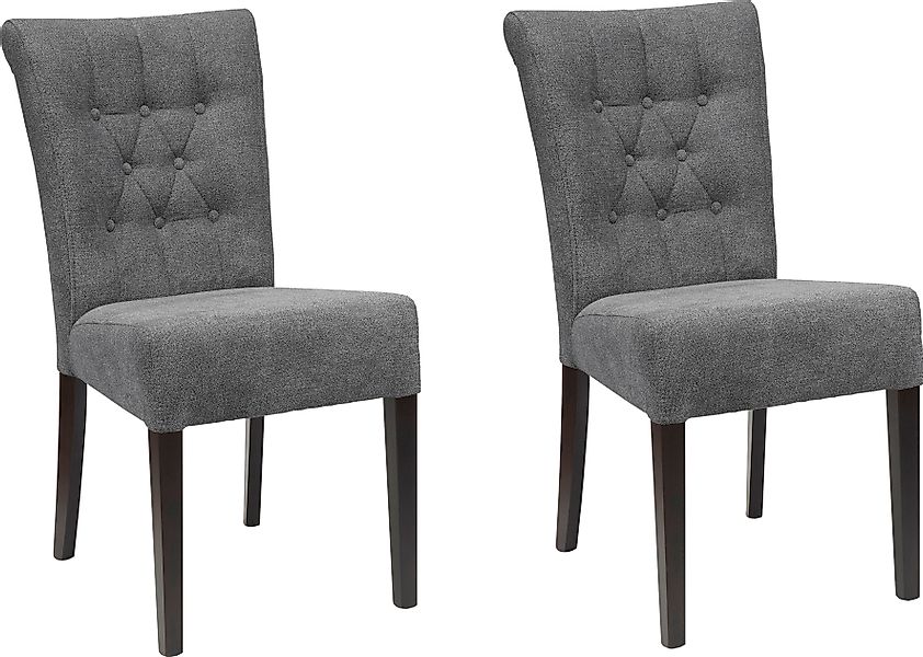 Home affaire Esszimmerstuhl »Queen BESTSELLER«, (Set), 2 St., Feinstruktur, günstig online kaufen