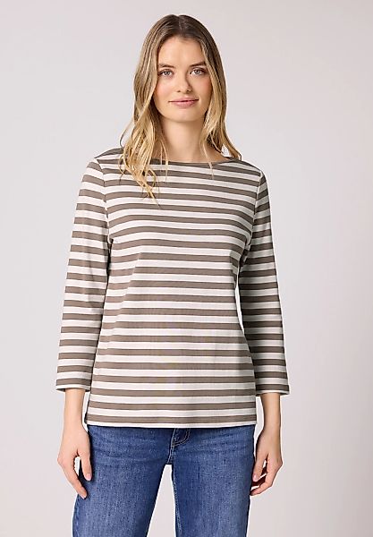 STREET ONE 3/4-Arm-Shirt aus reiner Baumwolle günstig online kaufen