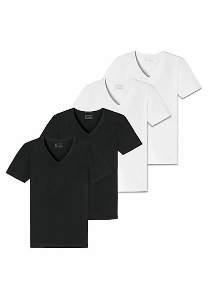 Schiesser T-Shirt "T-Shirt 2PACK T-shirt 4er Pack" günstig online kaufen