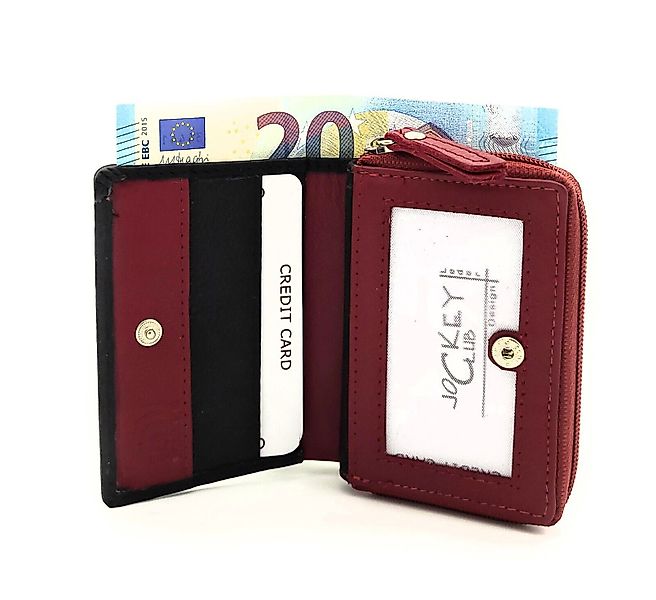 JOCKEY CLUB Mini Geldbörse, aus echtem günstig online kaufen