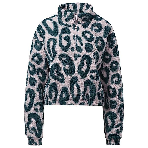Reebok Classics Hallo Leo Sherpa Sweatshirt Mit Reißverschluss L Frost Berr günstig online kaufen